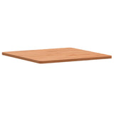 Table top 50x50x1.5 cm square solid beech wood