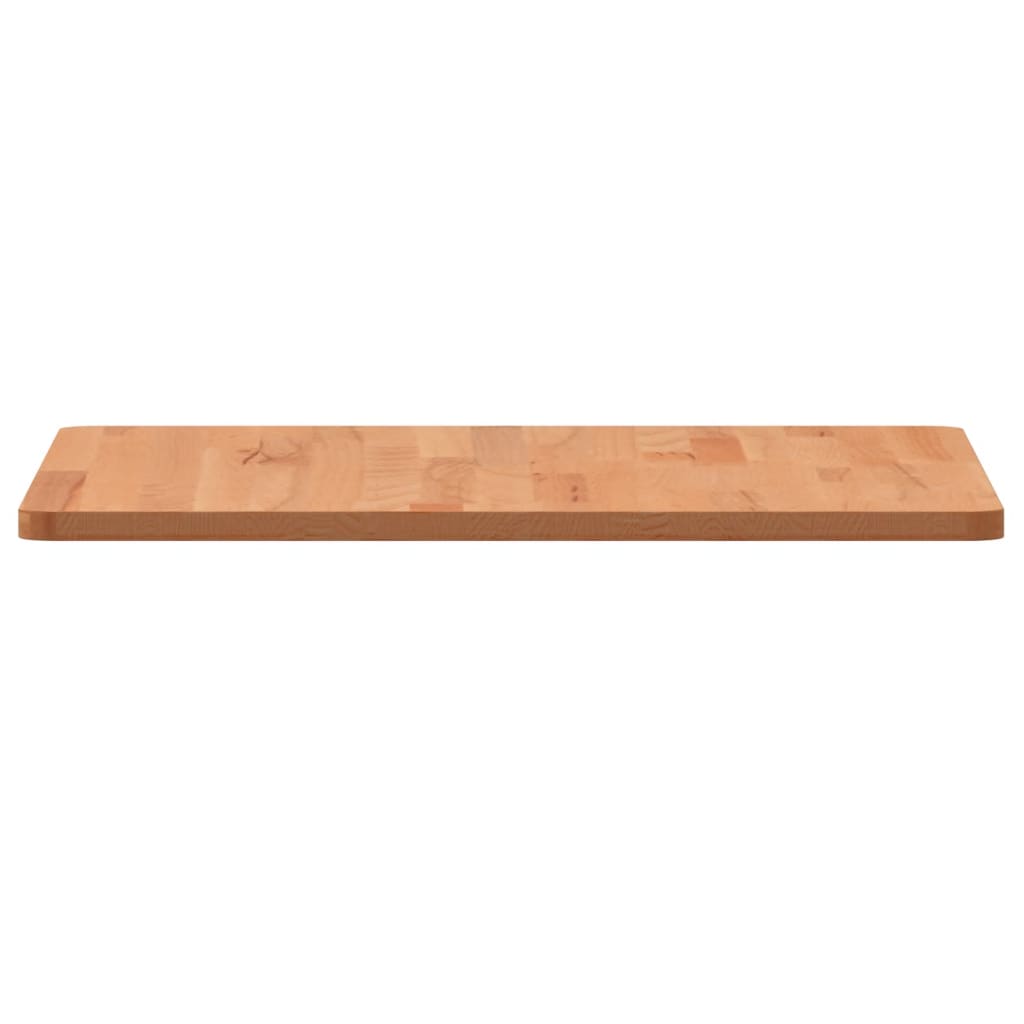 Table top 50x50x1.5 cm square solid beech wood