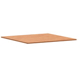 Table top 90x90x1.5 cm square solid beech wood