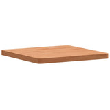 Table top 40x40x2.5 cm square solid beech wood