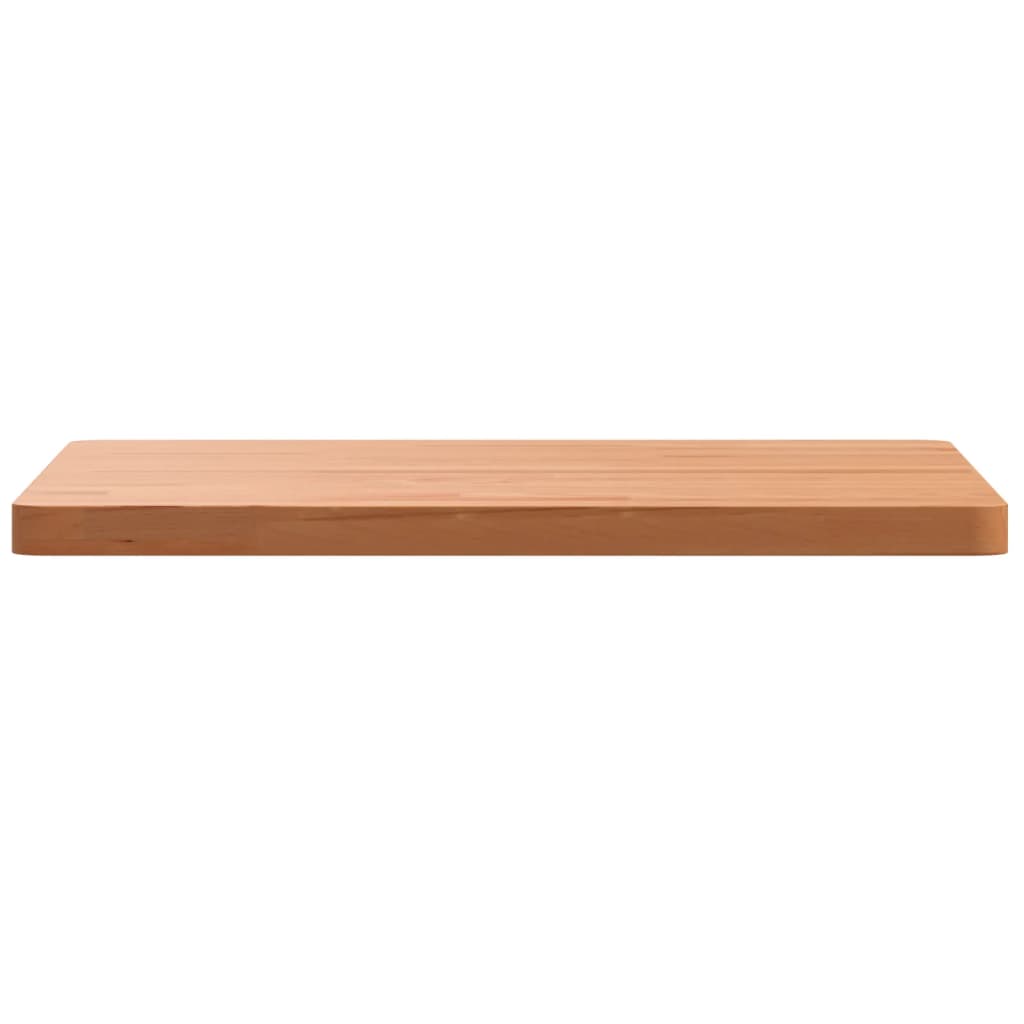 Table top 50x50x2.5 cm square solid beech wood