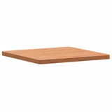 Table top 50x50x2.5 cm square solid beech wood