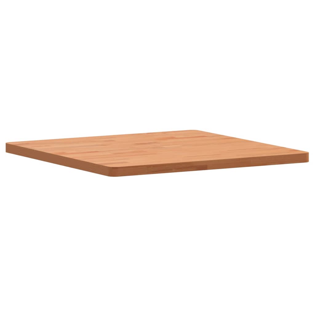 Dessus de table 60x60x2,5 cm carré bois massif de hêtre