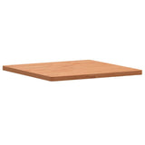 Dessus de table 60x60x2,5 cm carré bois massif de hêtre