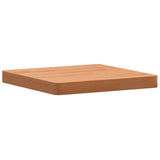 Table top 40x40x4 cm square solid beech wood