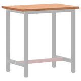 Desk top 80x55x2.5 cm solid beech wood