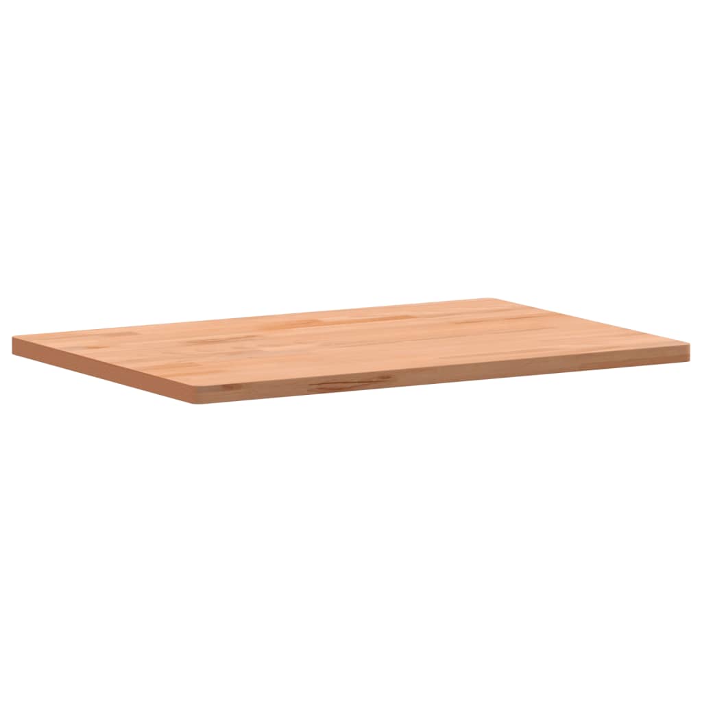 Desk top 80x55x2.5 cm solid beech wood