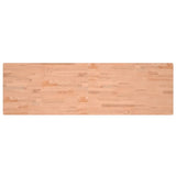 Desk top 180x55x2.5 cm solid beech wood