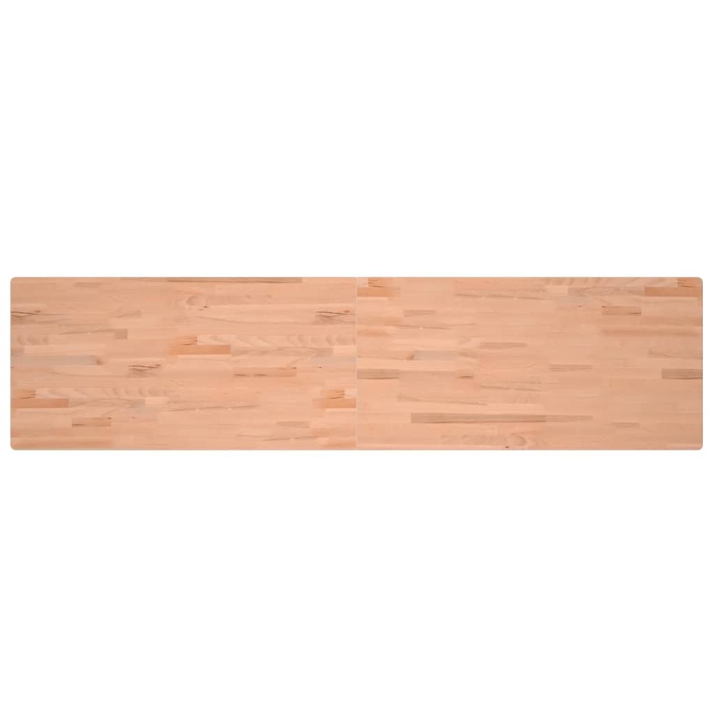 Dessus de bureau 220x55x2,5 cm bois massif de hêtre