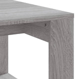 Table basse sonoma gris 102x50x35 cm bois d'ingénierie