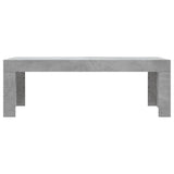 Betongrauer Couchtisch 102x50x36 cm, Holzwerkstoff