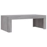 Table basse sonoma gris 102x50x36 cm bois d'ingénierie