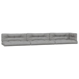 Coussins de palette lot de 7 gris tissu