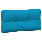 Coussins de palette lot de 7 bleu tissu