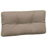 Coussins de palette lot de 7 taupe tissu