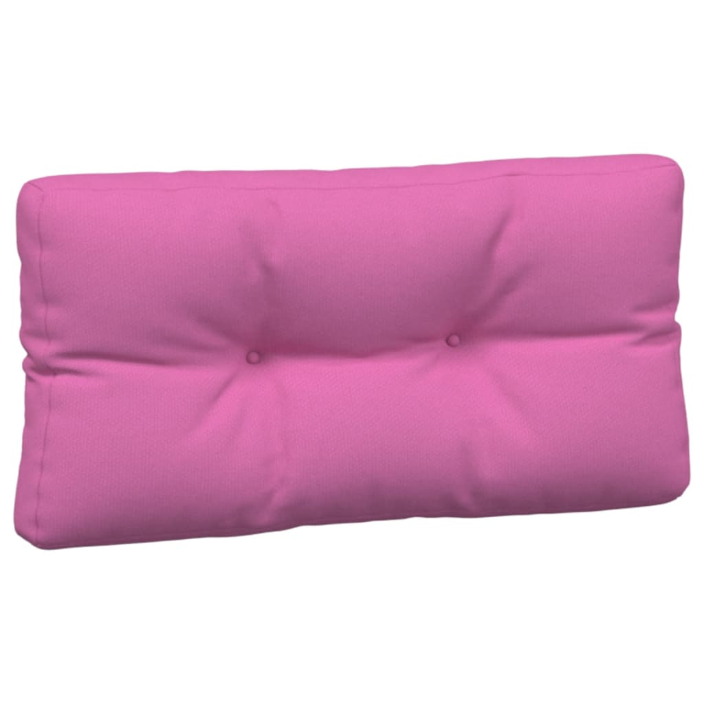 Coussins de palette lot de 7 rose tissu