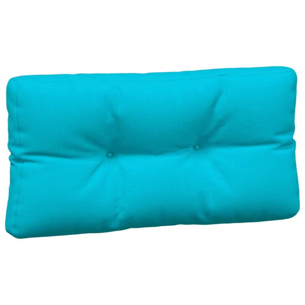 Coussins de palette lot de 7 turquoise tissu