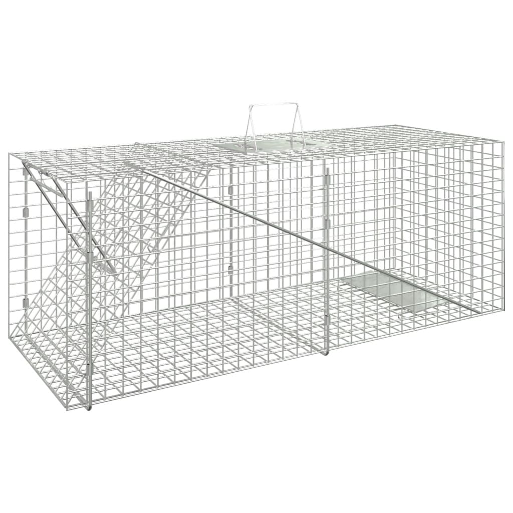 Animal trap 64.5x25x26.5 cm galvanized iron