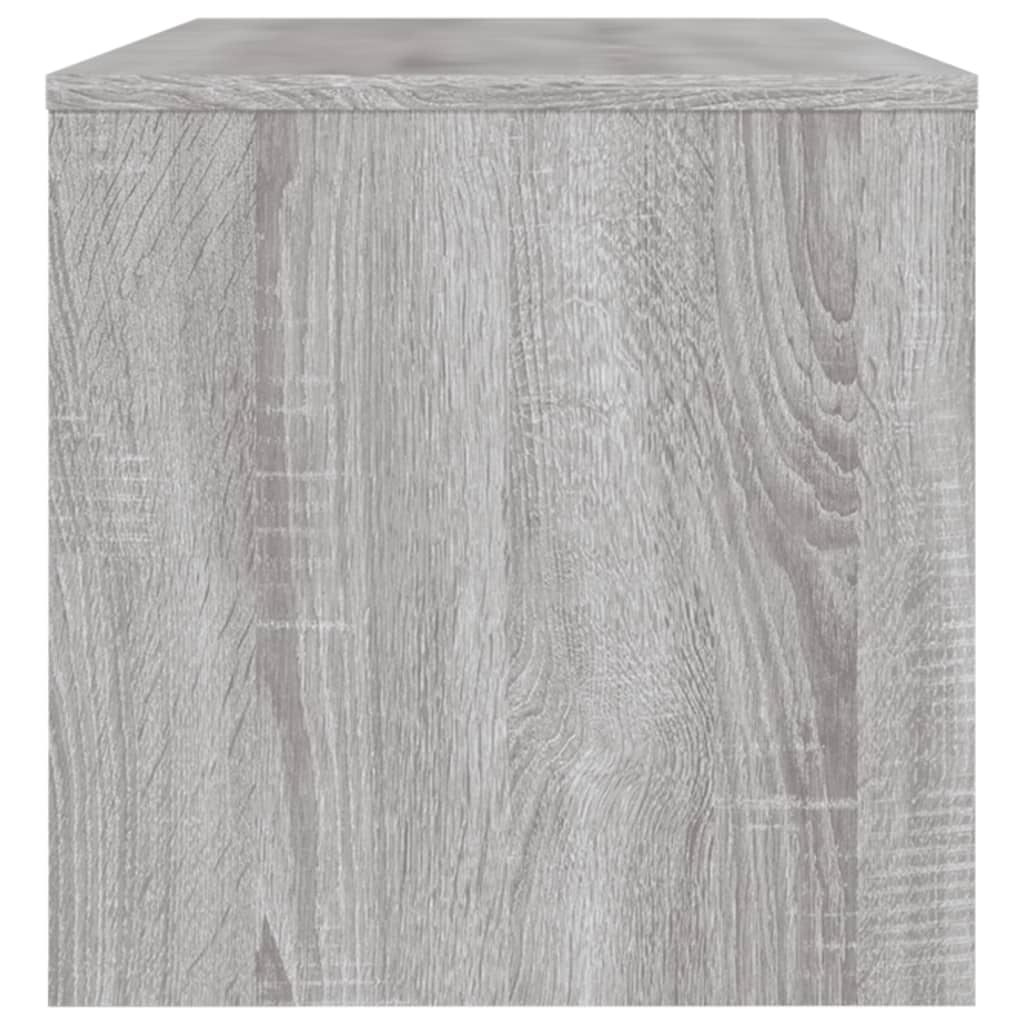 Meuble TV sonoma gris 120x34x37 cm bois d'ingénierie