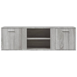 Meuble TV sonoma gris 120x34x37 cm bois d'ingénierie