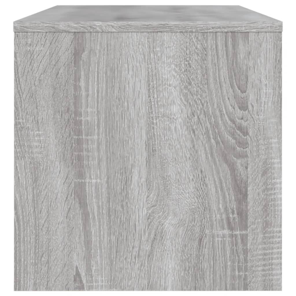 Meuble TV sonoma gris 120x34x37 cm bois d'ingénierie