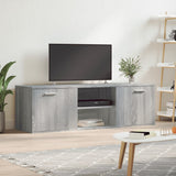 Meuble TV sonoma gris 120x34x37 cm bois d'ingénierie