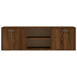 Meuble TV chêne marron 120x34x37 cm bois d'ingénierie