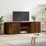 Meuble TV chêne marron 120x34x37 cm bois d'ingénierie