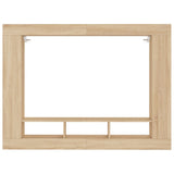 Meuble TV chêne sonoma 152x22x113 cm bois d'ingénierie