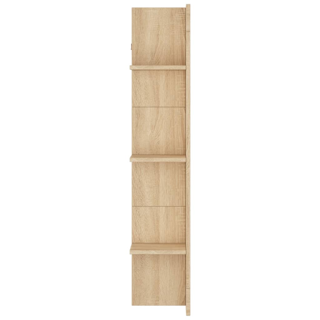 Meuble TV chêne sonoma 152x22x113 cm bois d'ingénierie