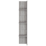 Meuble TV sonoma gris 152x22x113 cm bois d'ingénierie