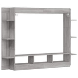 Meuble TV sonoma gris 152x22x113 cm bois d'ingénierie