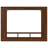 Meuble TV chêne marron 152x22x113 cm bois d'ingénierie