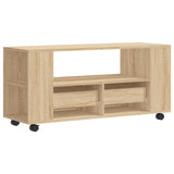 Meubles TV chêne sonoma 102x34,5x43 cm bois d'ingénierie