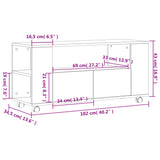 Meubles TV chêne sonoma 102x34,5x43 cm bois d'ingénierie