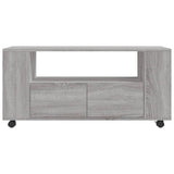 Meuble TV sonoma gris 102x34,5x43 cm bois d'ingénierie