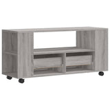 Meuble TV sonoma gris 102x34,5x43 cm bois d'ingénierie