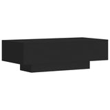 Table basse noir 100x49,5x31 cm bois d'ingénierie