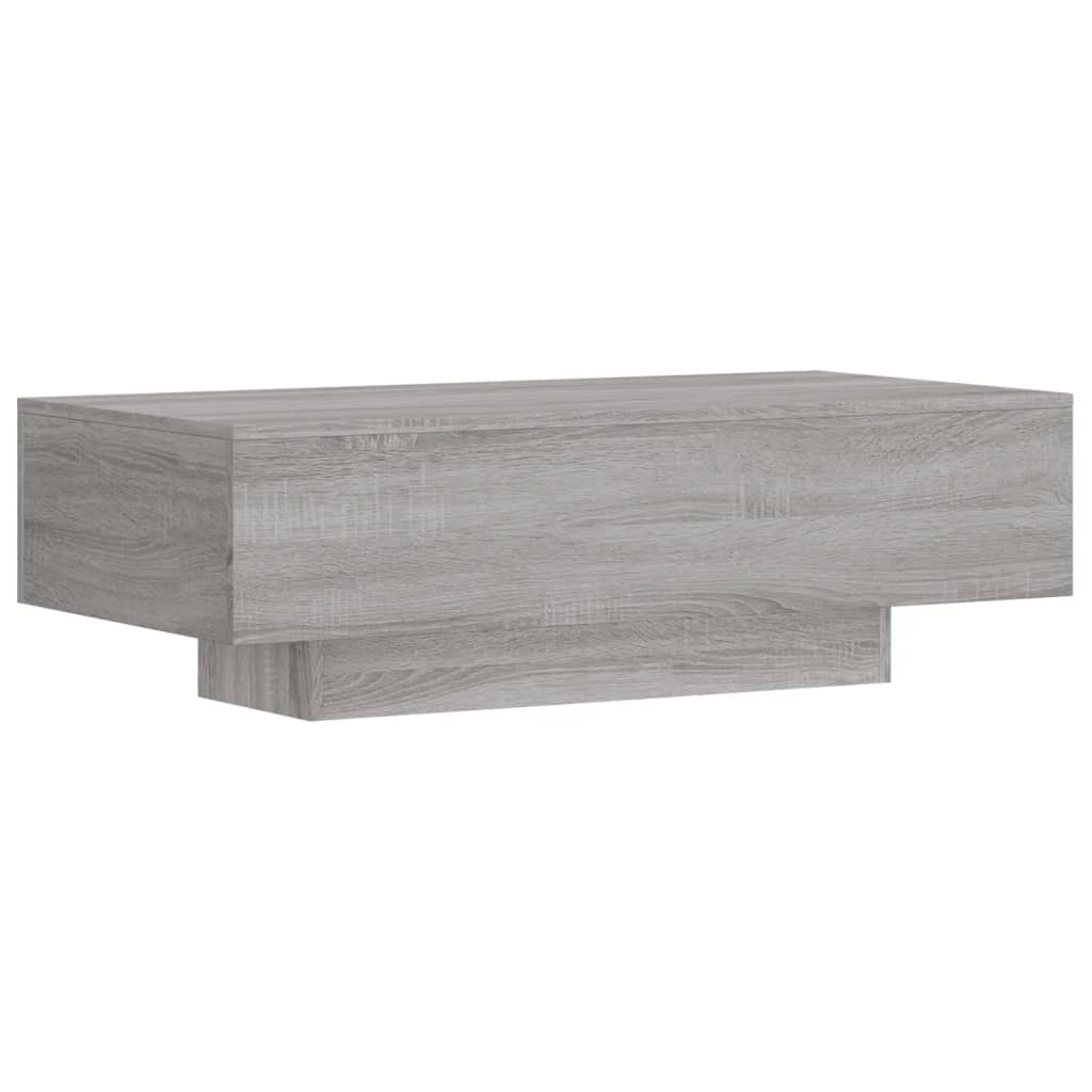 Sonoma coffee table gray 100x49.5x31 cm engineered wood