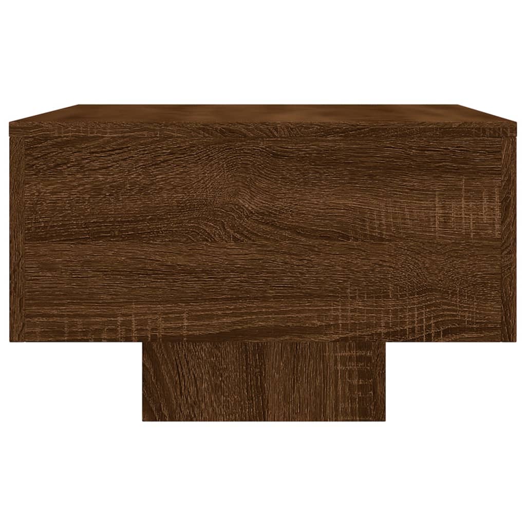 Table basse chêne marron 100x49,5x31 cm bois d'ingénierie