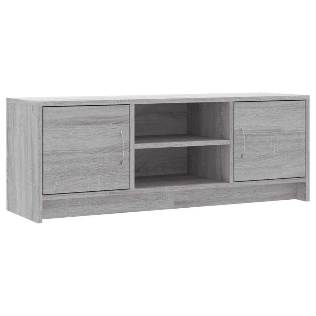 Meuble TV sonoma gris 102x30x37,5 cm bois d'ingénierie