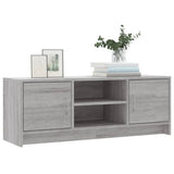 Meuble TV sonoma gris 102x30x37,5 cm bois d'ingénierie