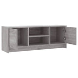 Meuble TV sonoma gris 102x30x37,5 cm bois d'ingénierie