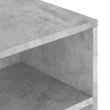 Betongrauer Couchtisch 90x55x42,5 cm, Holzwerkstoff