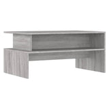 Sonoma coffee table gray 90x55x42.5 cm engineered wood