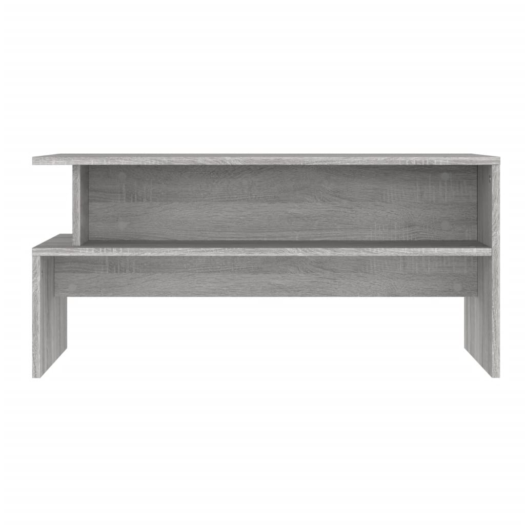 Sonoma coffee table gray 90x55x42.5 cm engineered wood