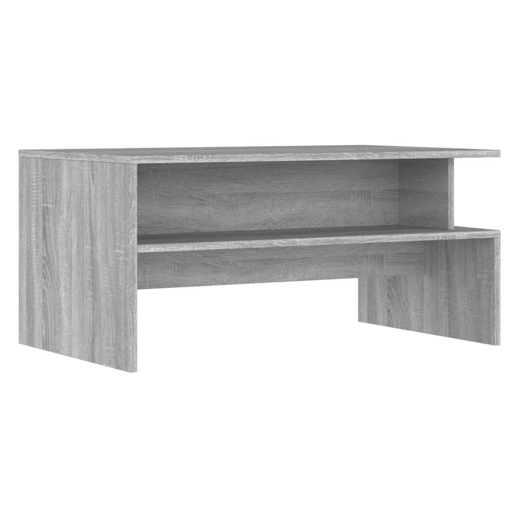 Sonoma coffee table gray 90x55x42.5 cm engineered wood