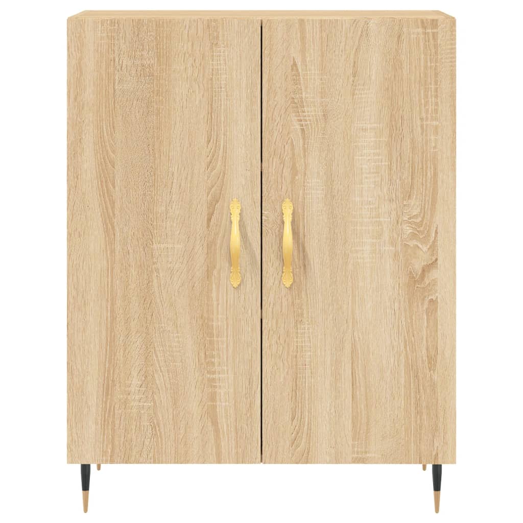 Buffet haut Chêne sonoma 69,5x34x180 cm Bois d'ingénierie