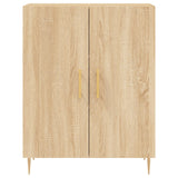 High sideboard Sonoma oak 69.5x34x180 cm Engineered wood