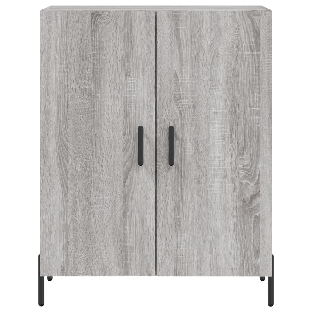 Buffet haut Sonoma gris 69,5x34x180 cm Bois d'ingénierie